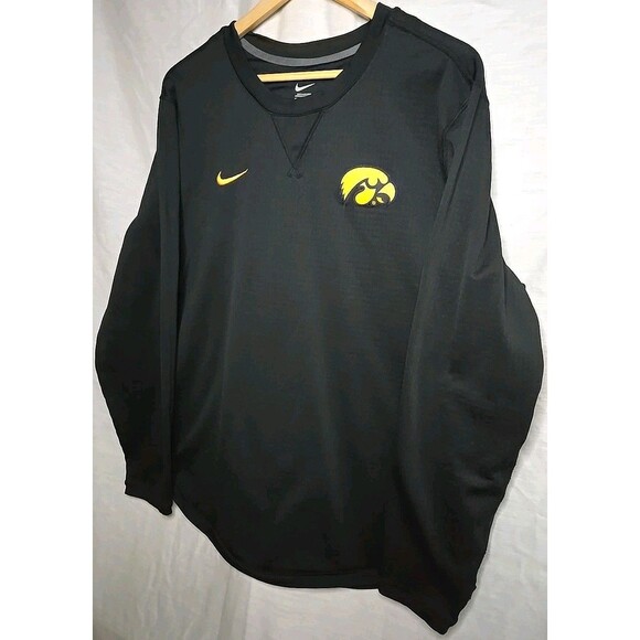 Iowa Hawkeyes NCAA Nike Pullover SweatShirt, Men's Sz XL, Black - Picture 3 of 9
